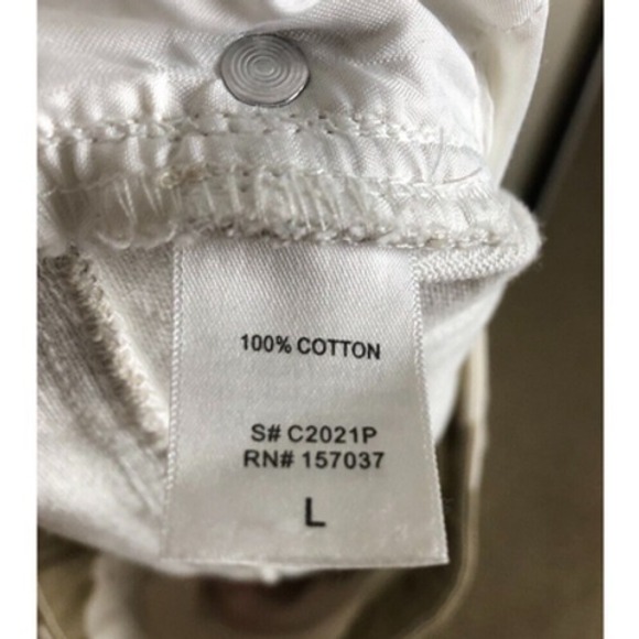 Et Clet Jeans Womens Large Tan White Denim Tie Dye High Rise Wide Leg Casual New - Picture 8 of 16